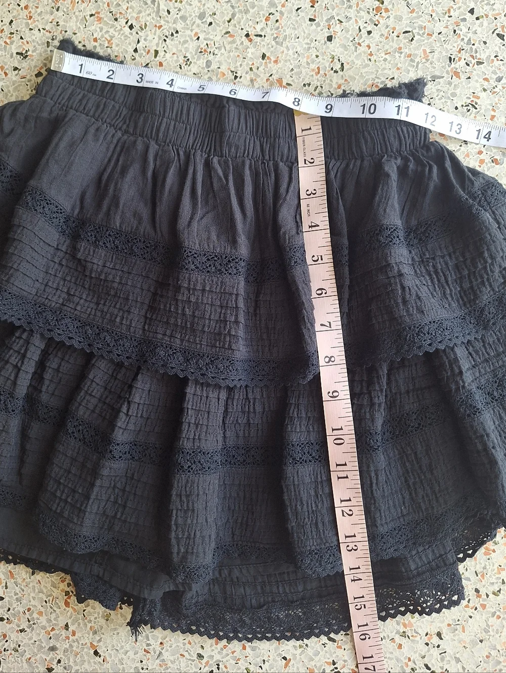 Aerie Rock n Ruffle Mini Skirt